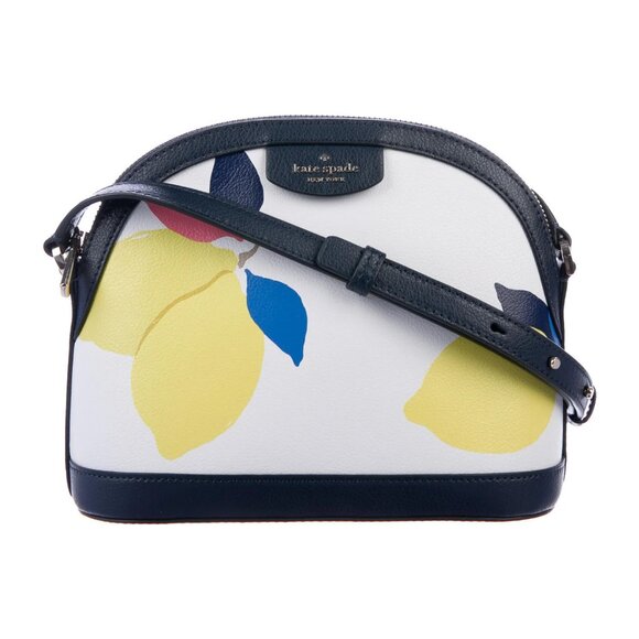 EUC Kate Spade New York Lemon Zest Sylvia Dome Crossbody Bag - Picture 1 of 13